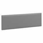 PANNEAU ÉCRAN ACOUSTIQUE POUR BUREAU DROIT ECLA L 140 CM GRIS PERLE - FIXATION BLANCHE