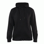 SWEAT ZIPPÉ À CAPUCHE FEMME NOIR TAILLE L - BLAKLADER