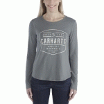 T-SHIRT MANCHES LONGUES FEMME GRAPHIC TXS VERT BALSAM - CARHARTT - S1103929G02XS