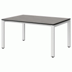 TABLE MALIBU 120X80 T3 SOUDÉ STR BÉTON F186/NOIR BLC 9016