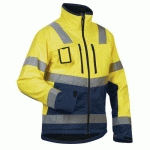 VESTE SOFTSHELL HAUTE VISIBILITÉ TAILLE XL - BLAKLADER