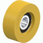 BLICKLE - GALET GUIDE Ø 40MM BANDAGE POLYURÉTHANE PU 45KG - FTH 40X15/10-8K