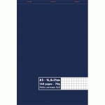 BLOC 1ER PRIX - AGRAFE EN TETE - 70 G - A5 14,8 X 21 CM - 5X5 - 160 PAGES