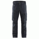 PANTALON DE TRAVAIL SERVICES DENIM STRETCH 2D MARINE TAILLE 46C - BLAKLADER