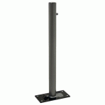 POTELET RABATTABLE SOLIBLOC Ø 76 MM INOX BROSSÉ GRIS PROCITY - PROCITY