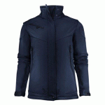PRINTER ESSENTIALS SKELETON VESTE SOFTSHELL FEMMES DARK NAVY - TAILLE S
