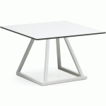 TABLE LINEA LOUNGEBLANC70X70X45CM COMPACT BLANC - FLEXFURN
