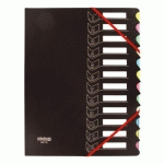 TRIEUR BI-MATIÈRES EXTENDOS 12 DIVISIONS NOIR