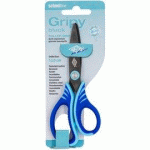 LOT DE 5 - CISEAUX DE BRICOLAGE GRIPY BLACK, ROND, 130 MM