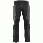 PANTALON DE TRAVAIL SERVICES STRETCH GRIS FONCÉ/NOIR TAILLE 52 - BLAKLADER