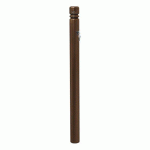 POTELET AMOVIBLE PRIMABLOC 3 CLÉS ID.CITY - ZINC MARRON 8017 - PROCITY