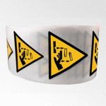 ROULEAU DE PICTOS DE DANGER - SUBSTANCE CORROSIVE - W023 100 MM