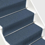 KARAT - TAPIS D'ESCALIER EN SISAL SYLT BLEU 100 X 100 CM - BLEU