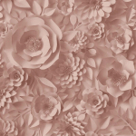 PAPIER PEINT PINTWALLS 387182 - ROSE, BLANC