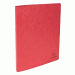 CLASSEUR 2 ANNEAUX 15MM CARTE LUSTRÉE - A4 - ROUGE - LOT DE 10