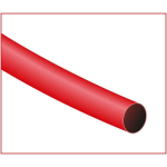 TUBE THERMORÉTRACTABLE 6,4MM ROUGE 1M HFT6.4/1M-RD