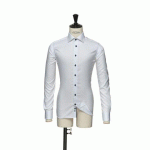 J.HARVEST & FROST RB20 TWILL CHEMISE REGULAR FIT HOMMES BLANC/MARINE - TAILLE XL