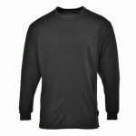 LOT DE 2 - PORTWEST B133 T-SHIRT ML THERMIQUE BASELAYER NOIR - TAILLE M