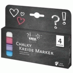 MARQUEURS CRAIE CHALKY MEDIUM KIT DE 4