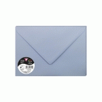 PAQUET DE 5 ENVELOPPES POLLEN 162X229MM 120G/M2 - BLEU LAVANDE - LOT DE 10