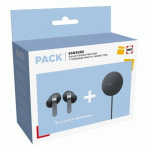 ECOUTEURS SAMSUNG BUDS4 PRO + PAD CHARGE À INDUCTION 25W