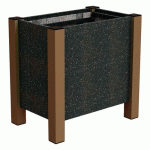 JARDINIÈRE FLORALU 61X40X60 CM URBECOSI - IPRA/ALU ROUILLE - URBEMOB