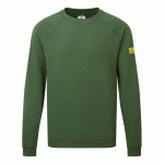 PORTWEST AS24 SWEAT SHIRT ANTI STATIQUE ESD VERT FORÊT - TAILLE XXL