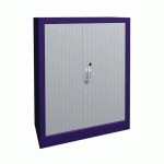 ARMOIRE À RIDEAUX LARGEUR 80 HAUTEUR 102 CM LILAS-BLANC - MANUTAN COLLECTIVITÉS