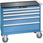 ARMOIRE BLEU CAP. 1023X572X962 AVEC 5 TIR. 75KG _ 78.780.040 - LISTA