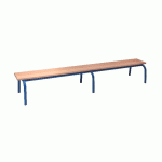 BANC MATERNELLE SANS DOSSIER LONGUEUR 120 CM T3 COLORIS JAUNE RAL 1023 - MANUTAN COLLECTIVITÉS