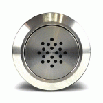 BOUTON POUSSOIR DE SIGNALISATION EN ACIER INOXYDABLE - 24V 85DB - SANS HALO IZYX