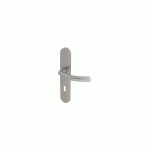 ENSEMBLE SUR PLAQUE JADE SÉRIE 1094 TYPE CLE L FINITION INOX BROSSÉ - HERACLES - B-INOX-SP03