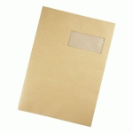 ENVELOPPE 229 X 324 MM BRUNEAU 90 G AVEC FENÊTRE 50 X 100 MM KRAFT BRUN - BOÎTE DE 500