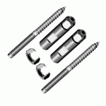 KIT DE POSE GARDE CORPS BOIS POUR CÂBLE 6 MM - INOX 316 DESIGN PRODUCTION