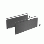 KIT PROFILS TIROIR CASSEROLIER AVANTECH YOU - H 187 MM - ANTHRACITE - LONGUEUR 400 MM HETTICH