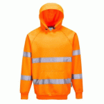 PORTWEST B304 SWEATSHIRT HAUTE VISIBILITÉ À CAPUCHE ORANGE - TAILLE XXXL