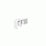 SUPPORT ADAPTATEUR POUR TIROIRS CASSEROLIERS ARCITECH-ORGASTORE 400-BLANC HETTICH