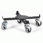 SUPPORT EXTENSIBLE À ROULETTES EN MÉTAL EDA PLASTIQUES