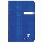 CARNET BROCHURE DOS TOILÉ 11X17 CM 192 PAGES UNI - ASSORTIS - LOT DE 5