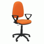 CHAISE DE BUREAU AYNA - ACCOUDOIRS FIXES - ORANGE