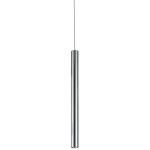 OBOE - LUMINAIRE SUSPENDU MINCE EN ALUMINIUM À DEL INTÉGRÉ, CHROME, 4000K - FAN EUROPE