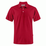 JAMES HARVEST SUNSET POLO PIQUE SLIM FIT HOMMES ROUGE - TAILLE M