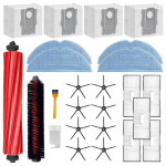 PIÈCES DE RECHANGE POUR ASPIRATEUR S7 MAXV ULTRA / S7 PRO ULTRA, KIT D'ACCESSOIRES COMPRENANT UN FILTRE À BROSSE À ROULEAU