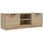 MEUBLE TV CHÊNE SONOMA 102X35X36,5 CM BOIS D'INGÉNIERIE