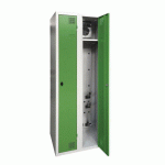 ARMOIRE SÉCHANTE IP 2 COLONNES À MORAILLON VERT/JAUNE - MANUTAN COLLECTIVITÉS