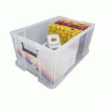 BOÎTE DE RANGEMENT PLASTIQUE 70 L WHITEFURZE - INCOLORE