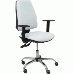 CHAISE DE BUREAU ELCHE S 24 HORAS SIMILICUIR BLANC - PIQUERAS Y CRESPO