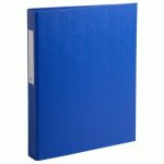 LOT DE 10 - CLASSEUR 2 ANNEAUX CARTONNÉ EXACOMPTA A4 - DOS 4 CM BLEU