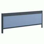 PANNEAU ÉCRAN CADRE ANTHRACITE L 140 CM POUR BUREAUX ARCH - DÉCOR GRIS BLEU