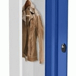 VESTIAIRE STANDARD - 1 COLONNE/INDUSTRIE PROPRE - ELÉMENT DÉPART - BLEU